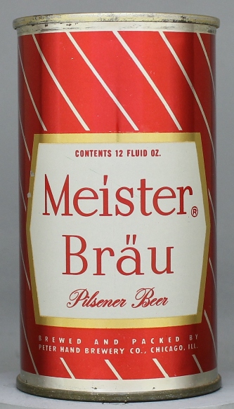 Meister Brau Pilsener Beer Flat Top Can
