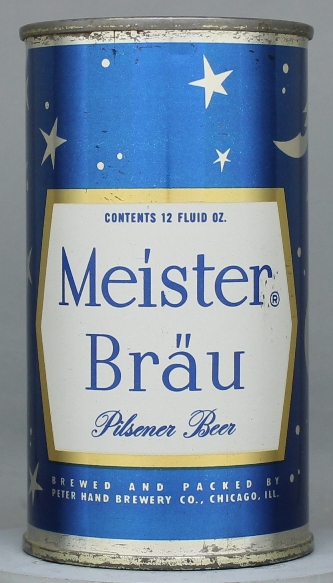 Meister Brau Pilsener Beer Flat Top Can