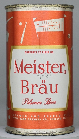 Meister Brau Pilsener Beer Flat Top Can