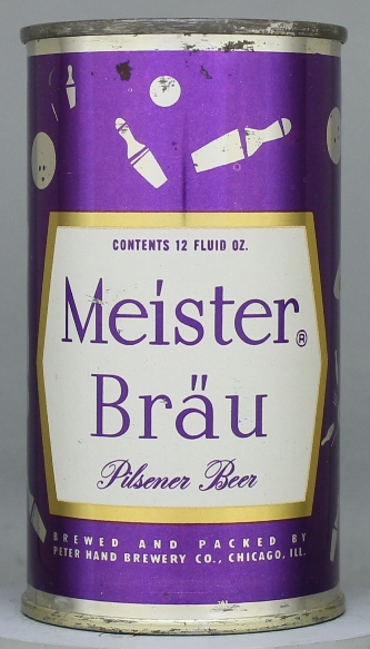 Meister Brau Pilsener Beer Flat Top Can