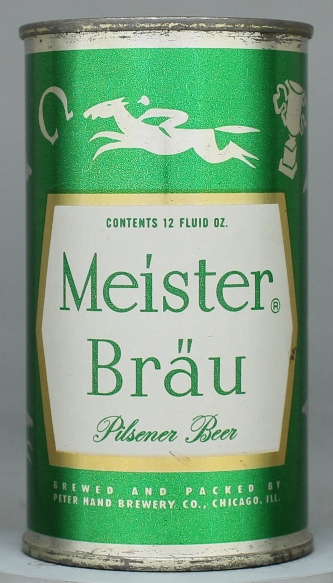 Meister Brau Pilsener Beer Flat Top Can