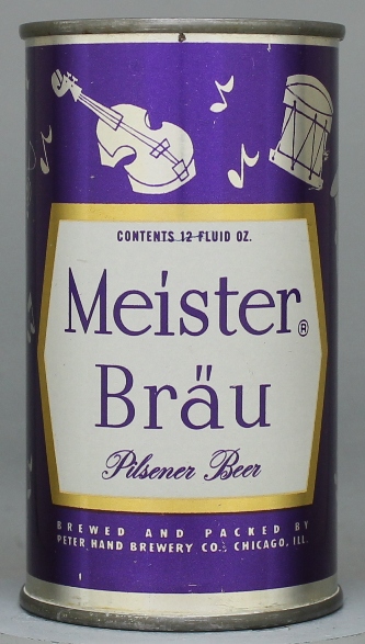 Meister Brau Pilsener Beer Flat Top Can