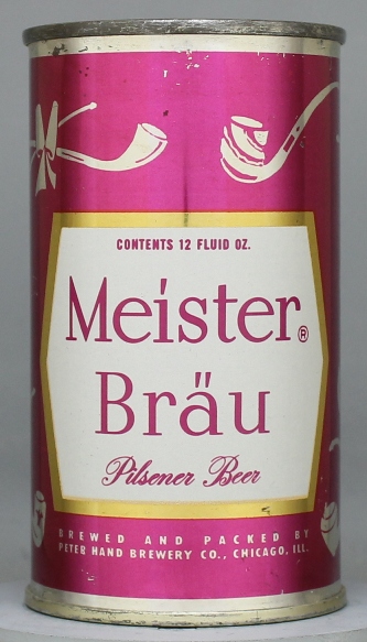 Meister Brau Pilsener Beer Flat Top Can