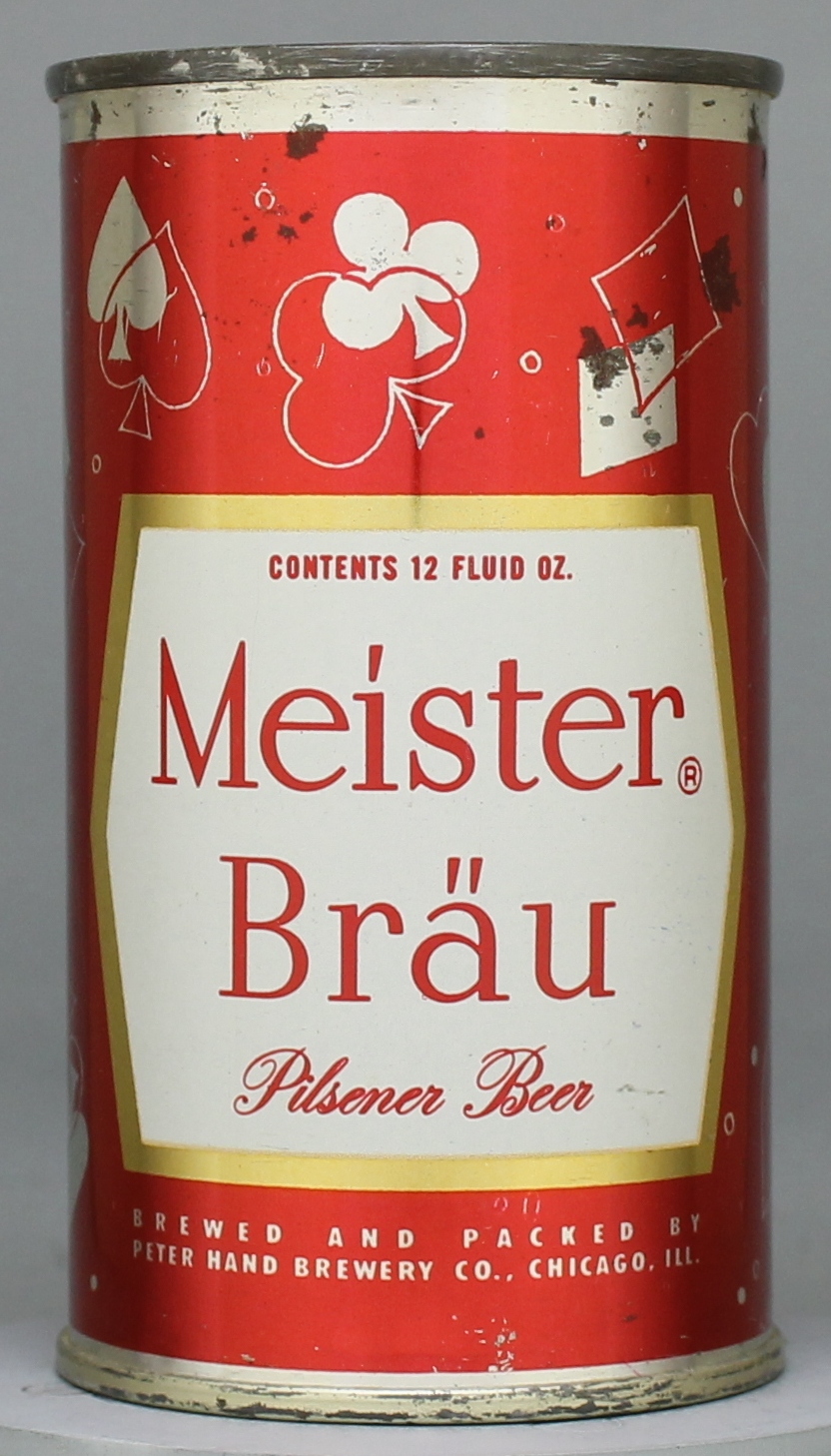 Meister Brau Pilsener Beer Flat Top Can