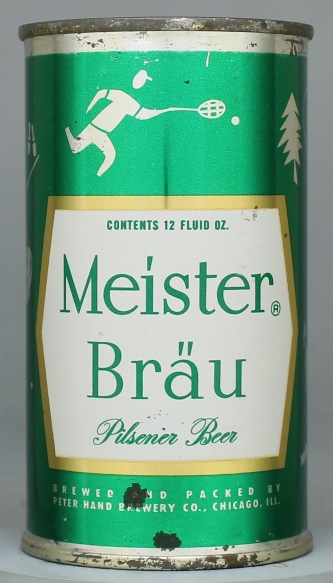 Meister Brau Pilsener Beer Flat Top Can