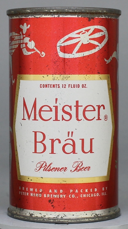 Meister Brau Pilsener Beer Flat Top Can