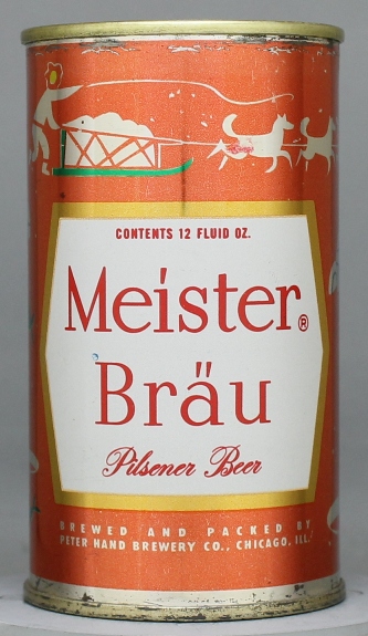 Meister Brau Pilsener Beer Flat Top Can
