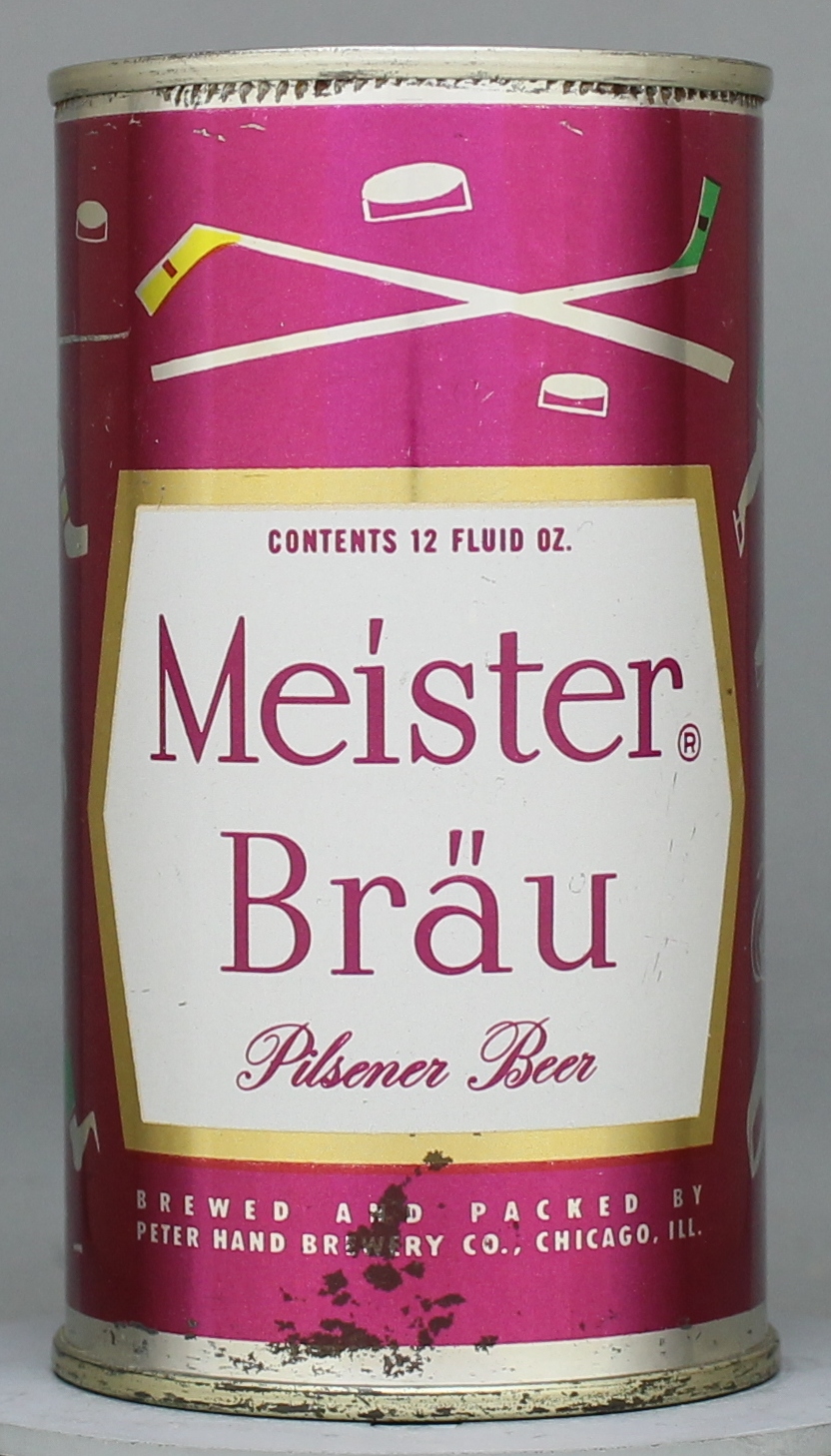 Meister Brau Pilsener Beer Flat Top Can