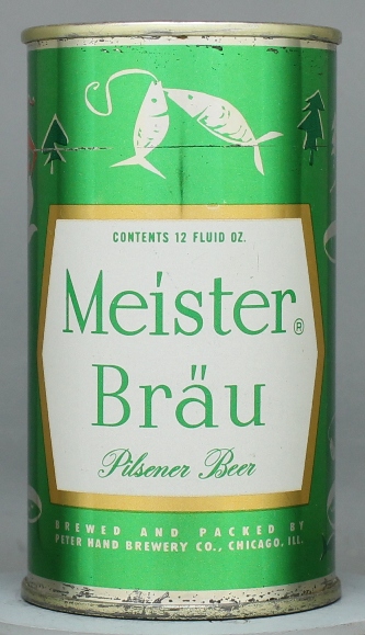 Meister Brau Pilsener Beer Flat Top Can