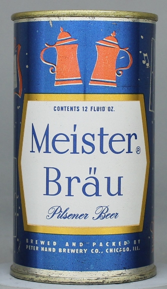 Meister Brau Pilsener Beer Flat Top Can