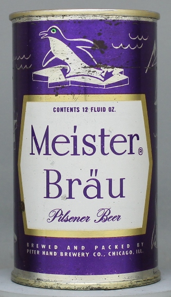 Meister Brau Pilsener Beer Flat Top Can