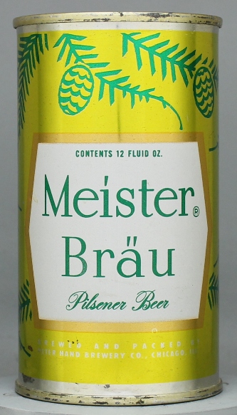 Meister Brau Pilsener Beer Flat Top Can