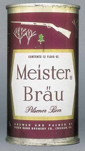 Meister Brau Pilsener Beer Flat Top Can