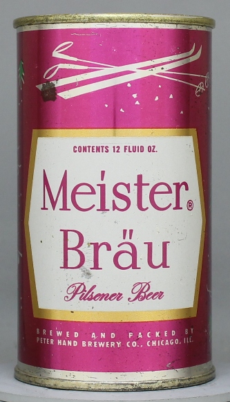 Meister Brau Pilsener Beer Flat Top Can