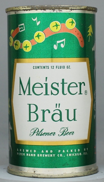 Meister Brau Pilsener Beer Flat Top Can
