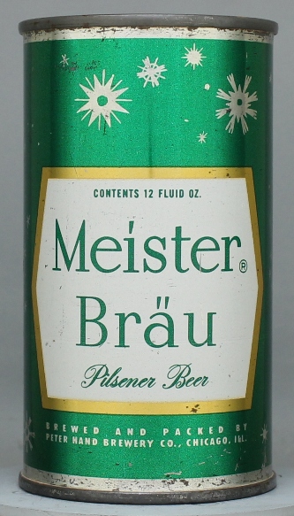 Meister Brau Pilsener Beer Flat Top Can