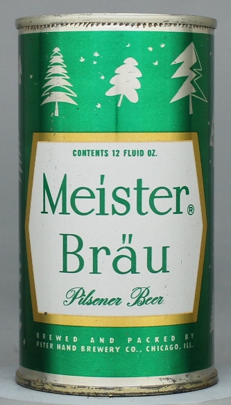 Meister Brau Pilsener Beer Flat Top Can