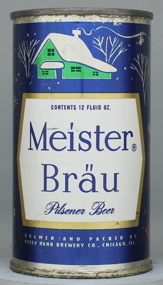 Meister Brau Pilsener Beer Flat Top Can