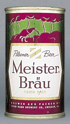 Meister Brau Pilsener Beer Flat Top Can