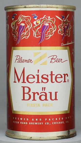 Meister Brau Pilsener Beer Flat Top Can