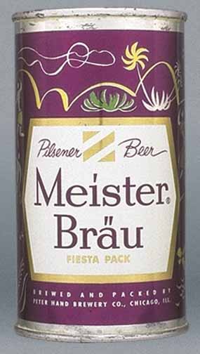 Meister Brau Pilsener Beer Flat Top Can