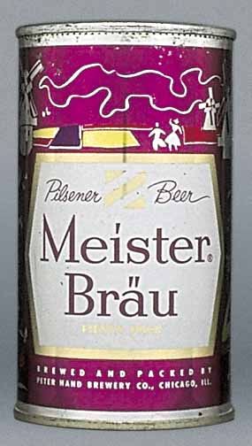 Meister Brau Pilsener Beer Flat Top Can