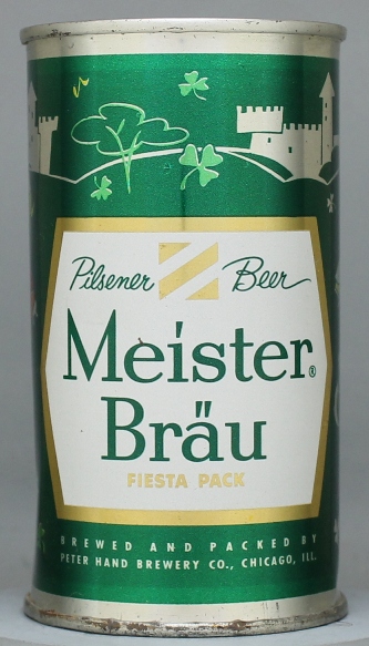 Meister Brau Pilsener Beer Flat Top Can