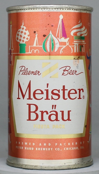 Meister Brau Pilsener Beer Flat Top Can