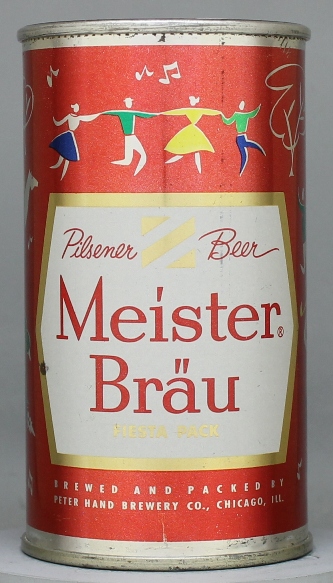 Meister Brau Pilsener Beer Flat Top Can