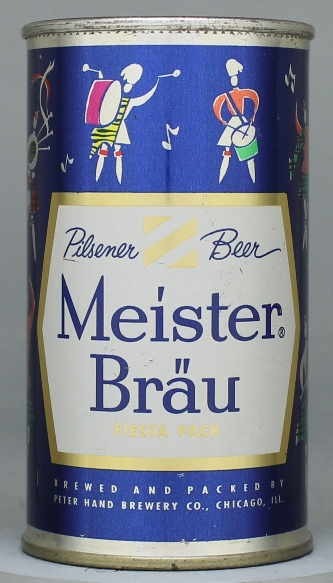 Meister Brau Pilsener Beer Flat Top Can