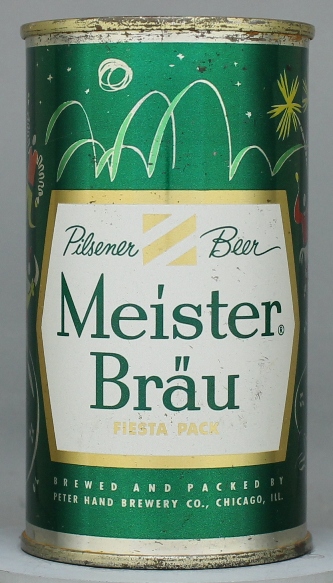 Meister Brau Pilsener Beer Flat Top Can
