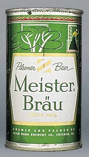 Meister Brau Pilsener Beer Flat Top Can