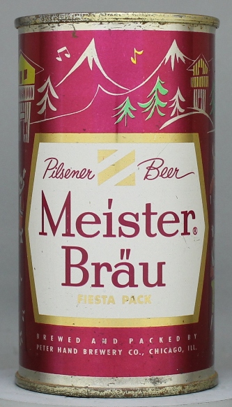 Meister Brau Pilsener Beer Flat Top Can