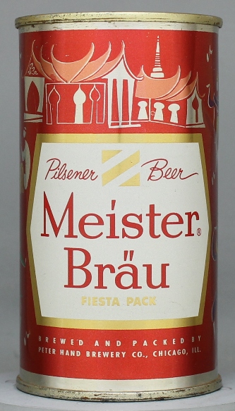 Meister Brau Pilsener Beer Flat Top Can