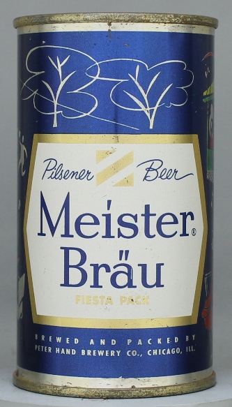 Meister Brau Pilsener Beer Flat Top Can