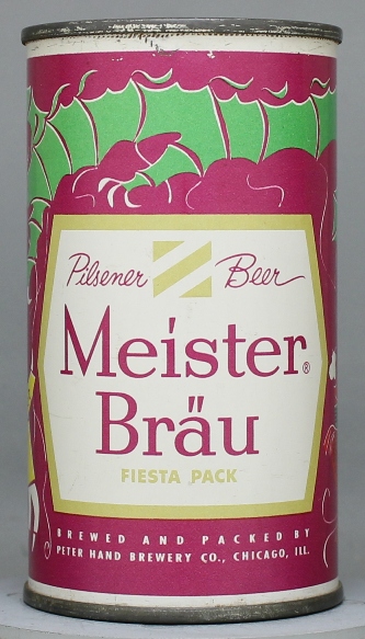 Meister Brau Pilsener Beer Flat Top Can