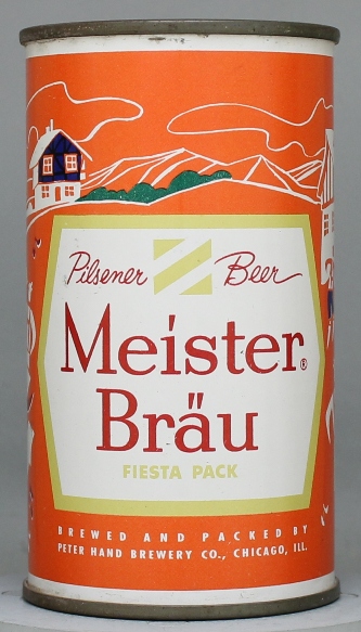 Meister Brau Pilsener Beer Flat Top Can