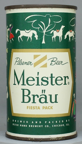 Meister Brau Pilsener Beer Flat Top Can