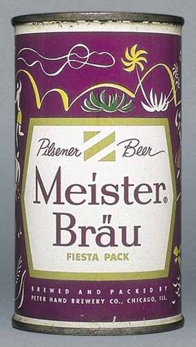 Meister Brau Pilsener Beer Flat Top Can