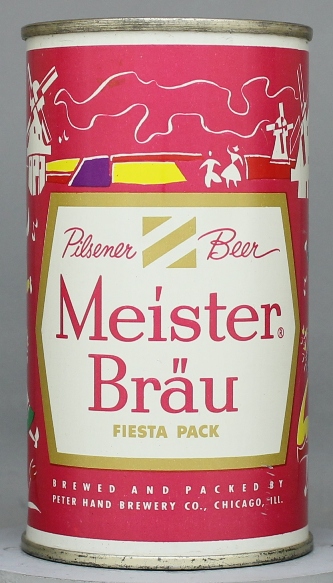 Meister Brau Pilsener Beer Flat Top Can