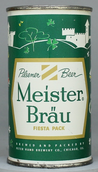 Meister Brau Pilsener Beer Flat Top Can