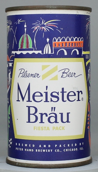 Meister Brau Pilsener Beer Flat Top Can