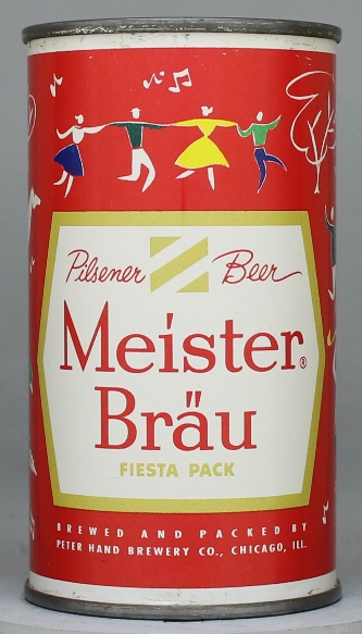Meister Brau Pilsener Beer Flat Top Can