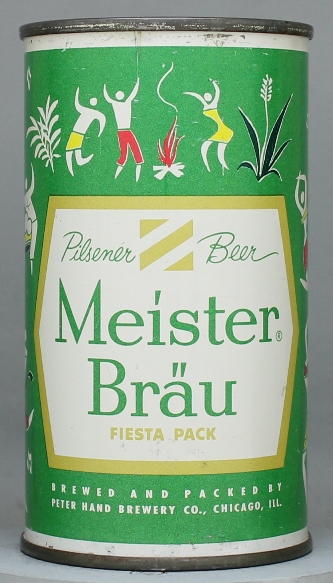 Meister Brau Pilsener Beer Flat Top Can