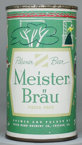 Meister Brau Pilsener Beer Flat Top Can