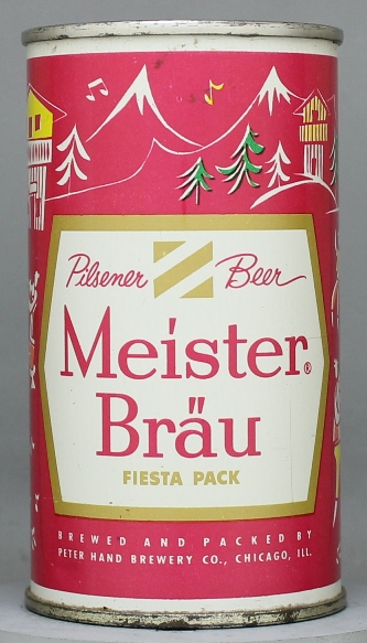 Meister Brau Pilsener Beer Flat Top Can