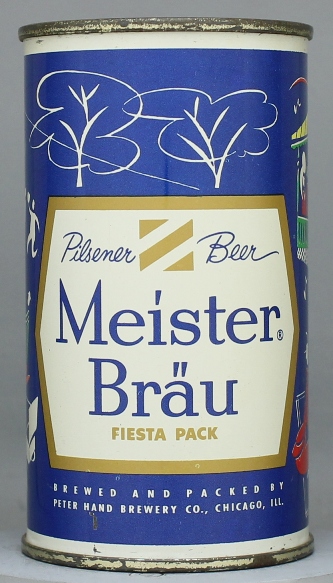 Meister Brau Pilsener Beer Flat Top Can
