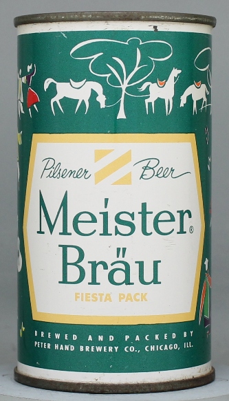 Meister Brau Pilsener Beer Flat Top Can