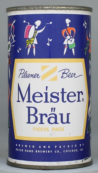 Meister Brau Pilsener Beer Flat Top Can