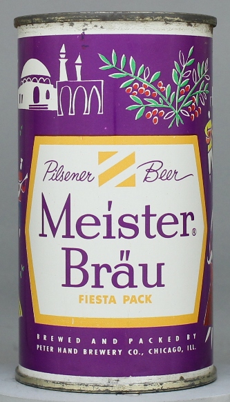 Meister Brau Pilsener Beer Flat Top Can